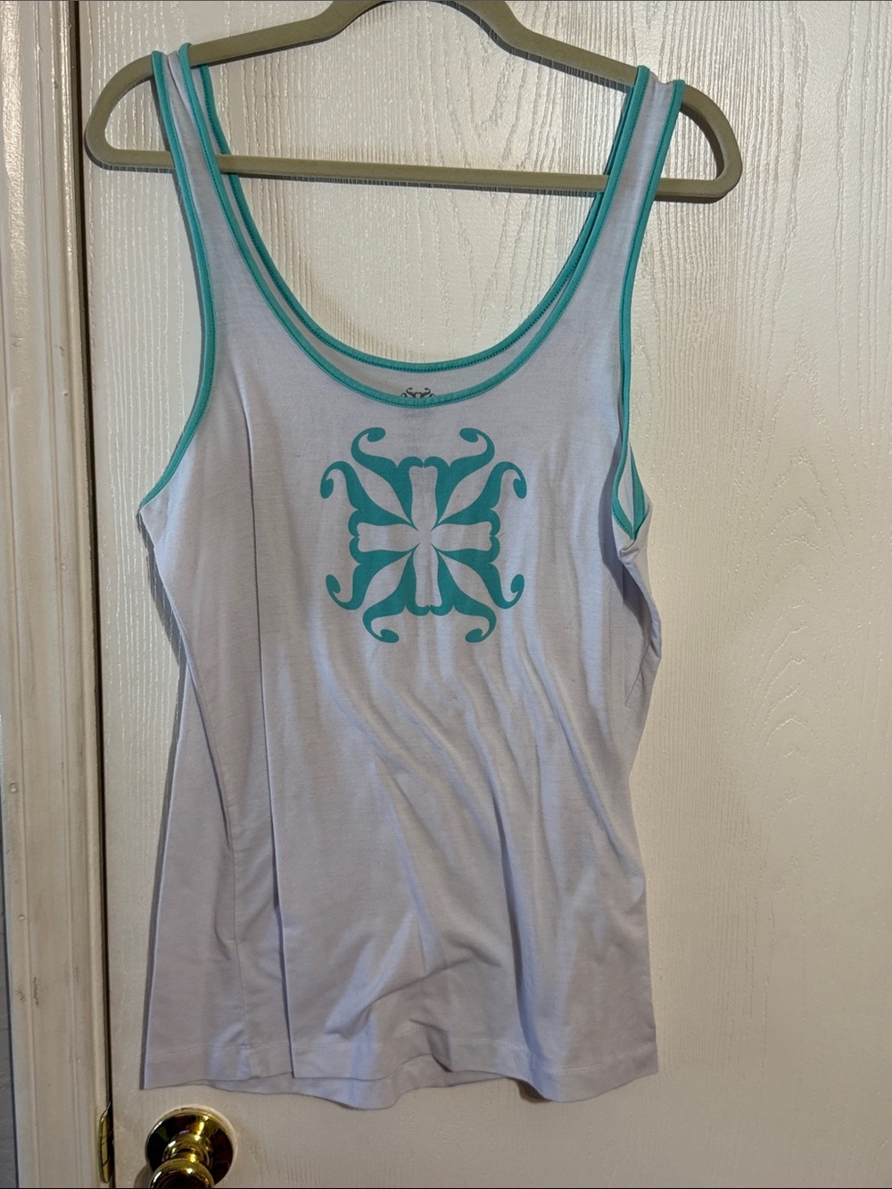 Rustic Cuff  Tank with Teal Accents